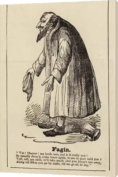 Fagin from Oliver Twist (engraving)
