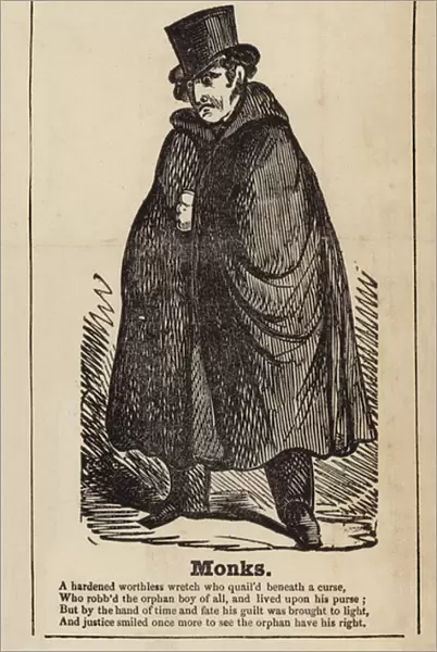 Monks from Oliver Twist (engraving)