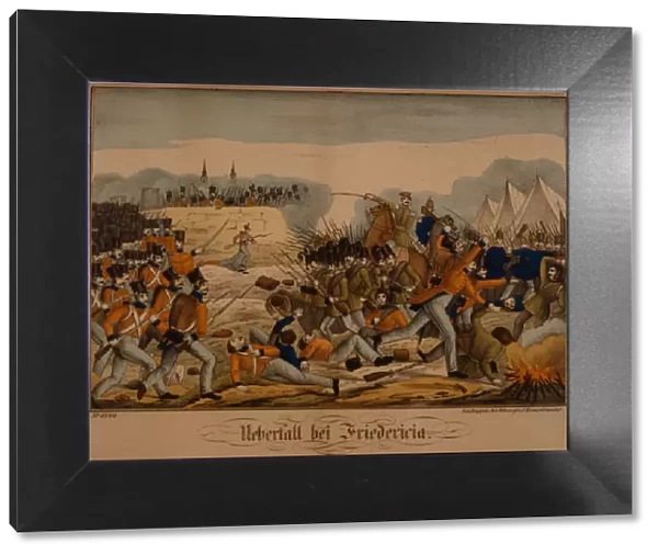 The Battle of Fredericia during the First Schleswig War, 6 July 1849