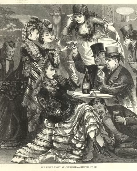 The Derby Night at Cremorne (engraving)