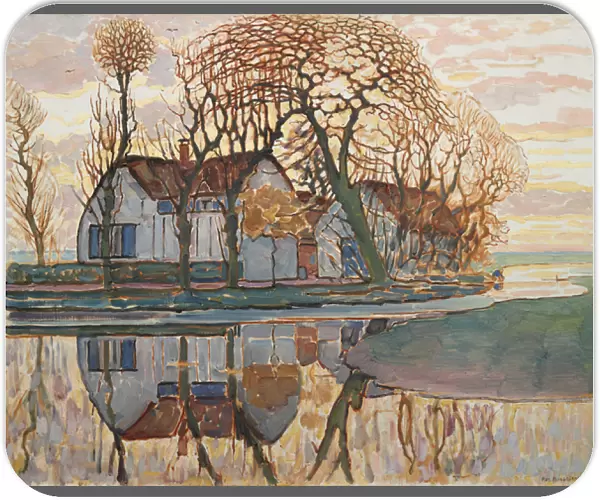 Farm near Duivendrecht, c. 1916 (oil on canvas)