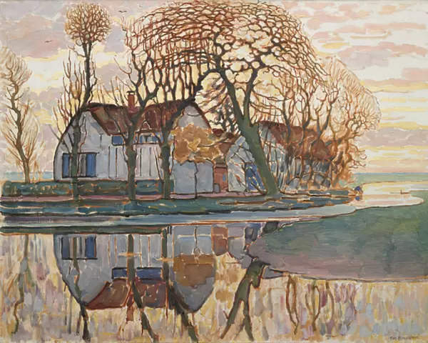 Farm near Duivendrecht, c. 1916 (oil on canvas)