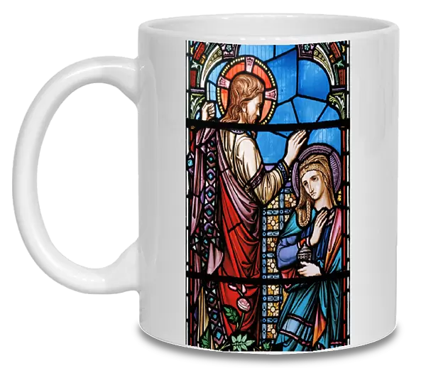 Christ and Mary Magdalene, 1863 (stained glass)