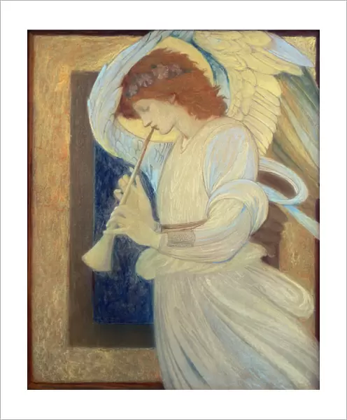 An Angel Playing a Flageolet (w  /  c)