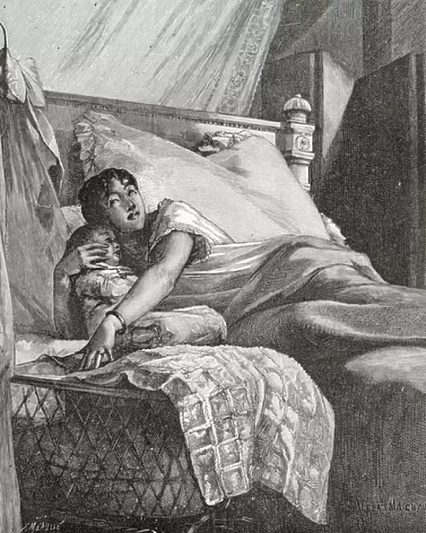 Le Revenant, 19th Century (b  /  w engraving)