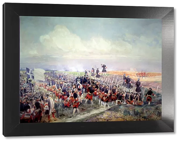 Salvation before the Battle of Fontenoy on 11  /  05  /  1745 Painting by Edouard Detaille