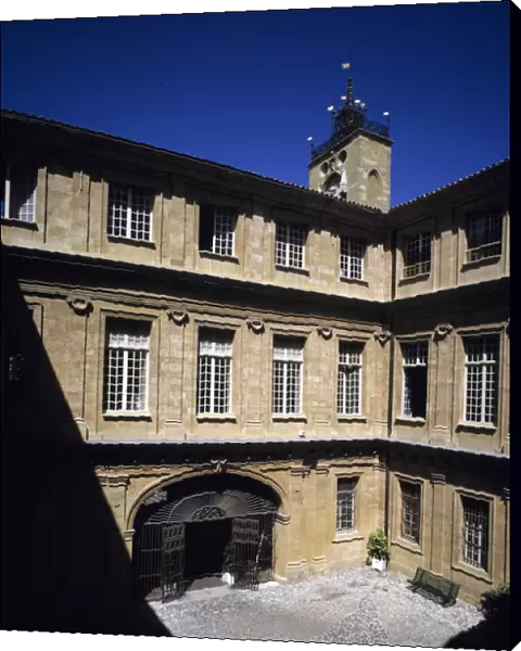 Baroque architecture: City Hall (17th century). Aix en provence (Aix-en-Provence)