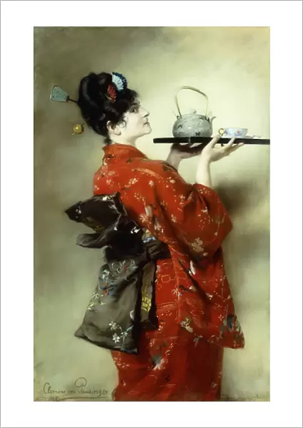 The Japanese Lady; La Japonaise, 1888 (pastel)