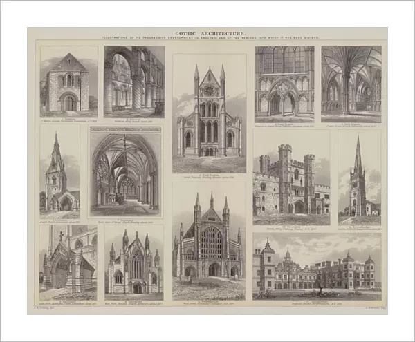 Gothic Architecture (engraving)