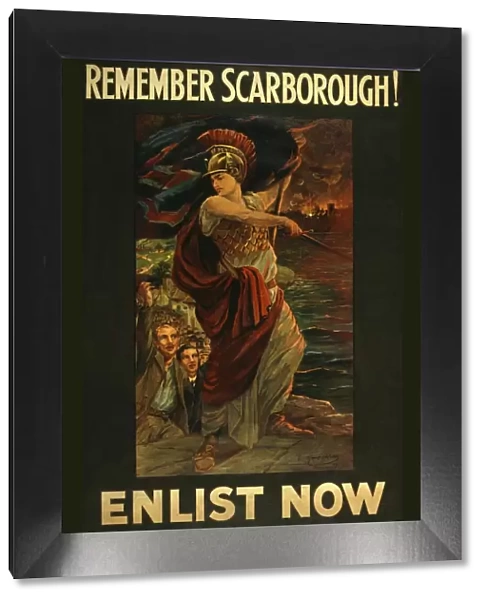 Recruitment Poster 'Remember Scarborough! Enlist Now', pub