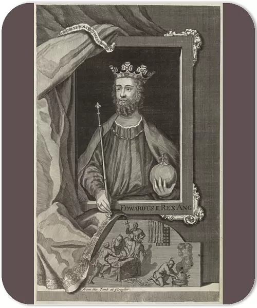 Portrait of Edward II of England (engraving)