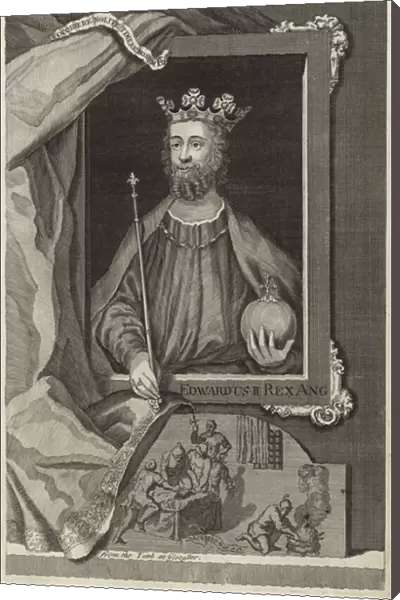 Portrait of Edward II of England (engraving)