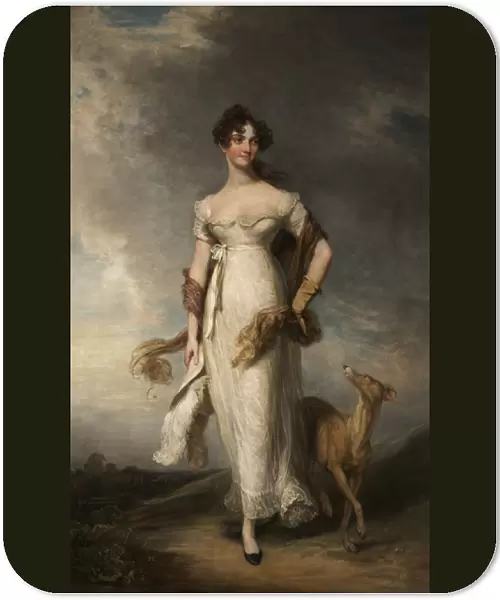Georgiana Maria, Lady Leicester (oil on canvas)