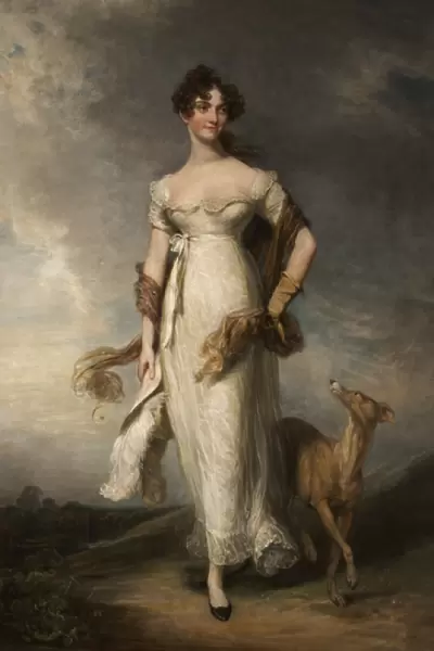 Georgiana Maria, Lady Leicester (oil on canvas)