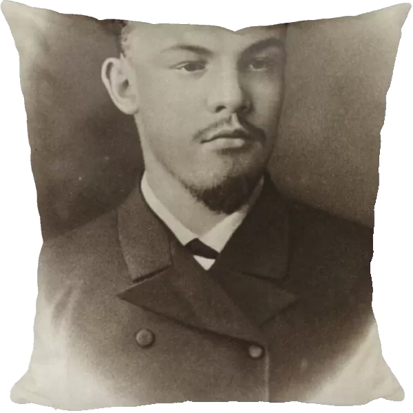 Lenin as a university student, Samara, 1890 (b  /  w photo)