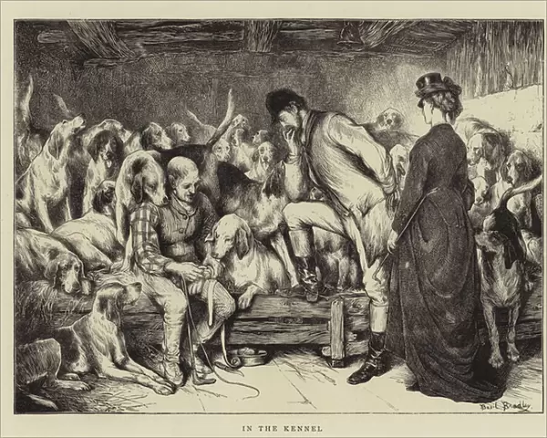 In the Kennel (engraving)