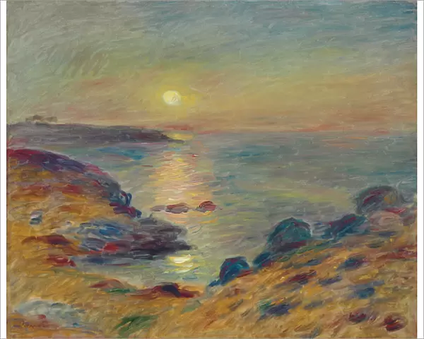 Sunset at Douarnenez, c. 1883 (oil on canvas)