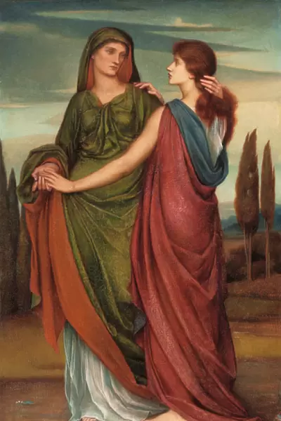Naomi and Ruth, 1887 (oil on canvas)