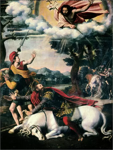 The conversion of Saint Paul, 16th century (oil on canvas)