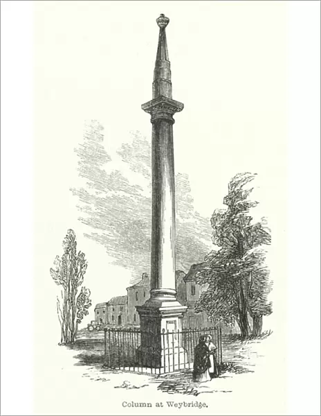Column at Weybridge (engraving)