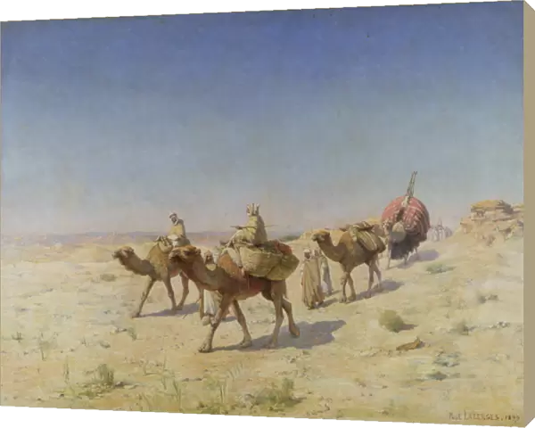 A Camel Train, 1899 (panel)