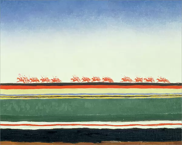 Red Cavalry, 1928-32 (oil on canvas)