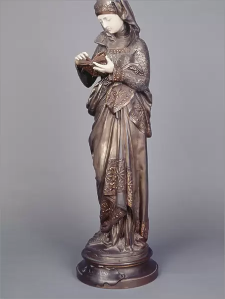 The Reader (ivory and bronze sculpture)
