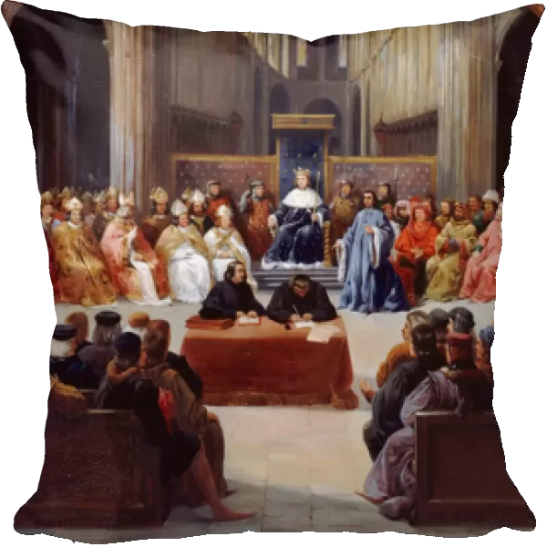 The assembly of the Estates-General, April 10, 1302 (oil on canvas)