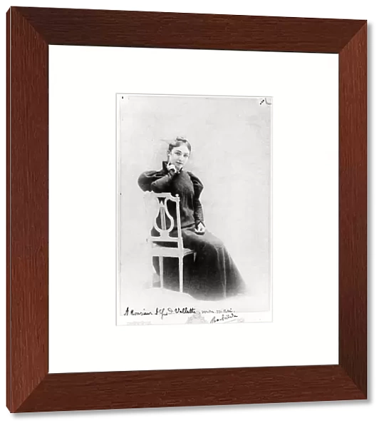 Portrait of Rachilde (1860-1953) (b  /  w photo)
