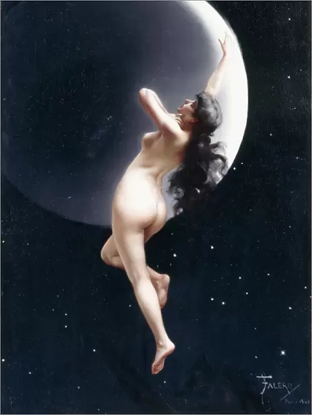 The Moon Nymph, 1883 (oil on canvas laid down on board)