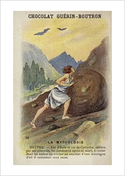 Sisyphus (chromolitho)