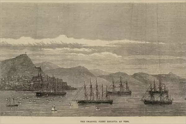 The Channel Fleet Regatta at Vigo (engraving)