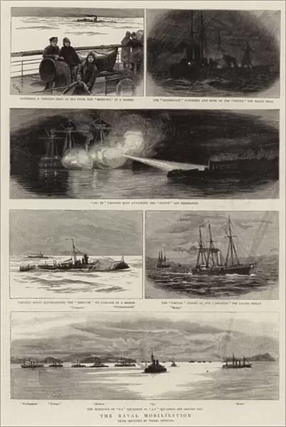 The Naval Mobilisation (engraving)