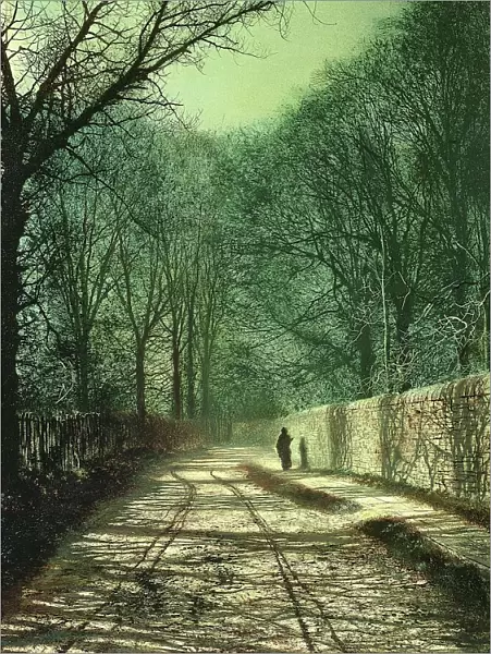 Tree Shadows on the Park Wall, Roundhay, Leeds, 1872 (oil on canvas)