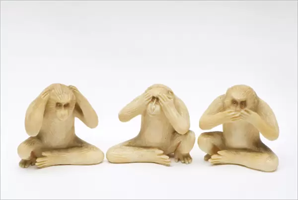 The Three Wise Monkeys (ivory)