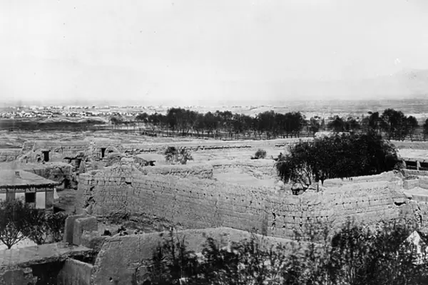 Landscape taken during the Second Anglo-Afghan War, 1878-80 (b  /  w photo)