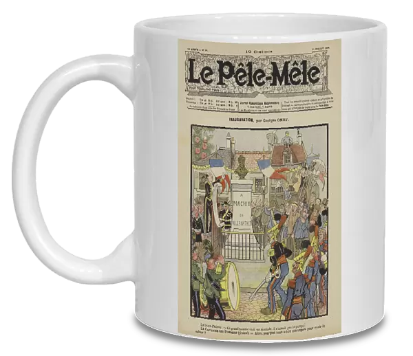 Inauguration. Illustration for Le Pele-Mele, 1906 (colour litho)