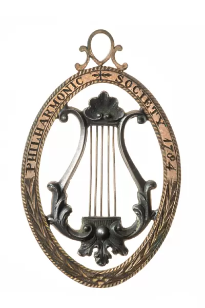 Dublin Philharmonic Society Badge inscribed James Murray, 1784 (metal)