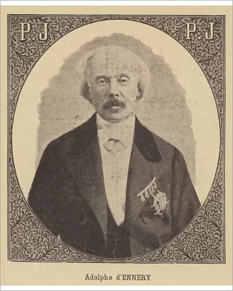 Adolphe d Ennery, French dramatist and novelist (litho)