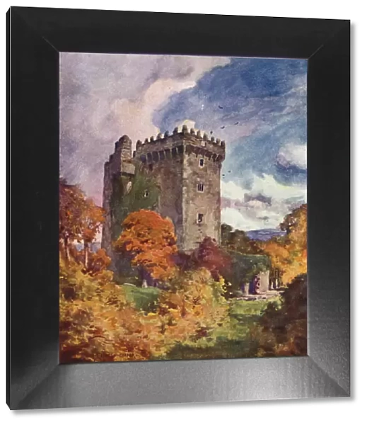 Blarney Castle (colour litho)