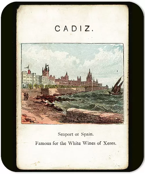Cadiz (colour litho)