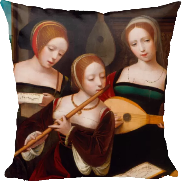 Three Musicians, c. 1530 (oil on panel)