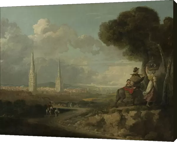 Coventry from Hillfields, c. 1807 (oil on canvas)