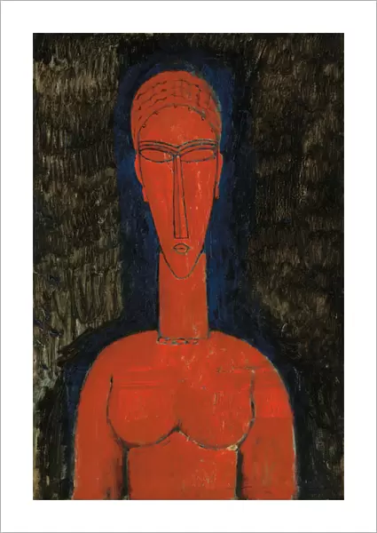 Red Bust, Caryatid, 1913 (oil on canvas)