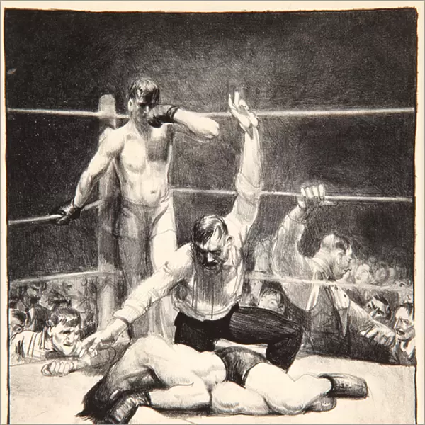 Counted Out, 1921 (litho)