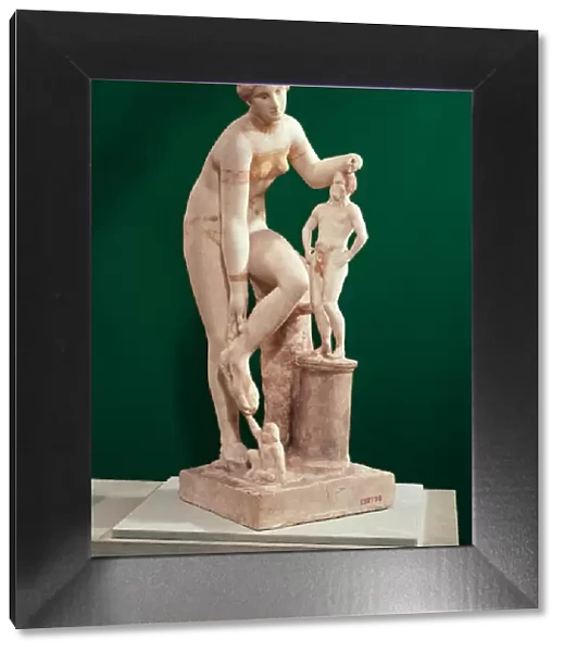 Statuette of Venus with Priapus (marble)