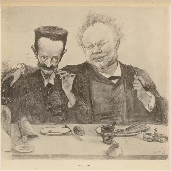 Two Friends (litho)