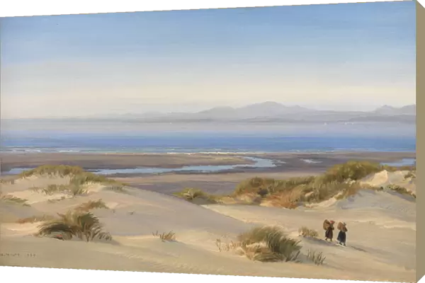 Harlech Beach, 1869 (oil on canvas)