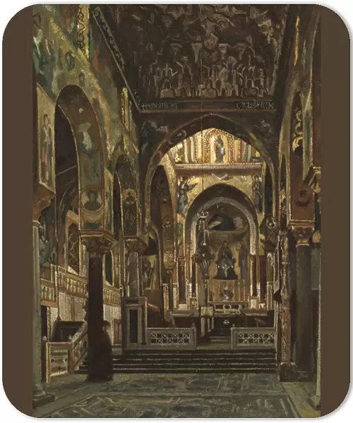 Cappella Palatina, Palermo (oil on canvas)