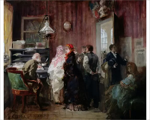 Birth, Town Hall of the 19th Arrondissement, c. 1881 (oil on canvas)
